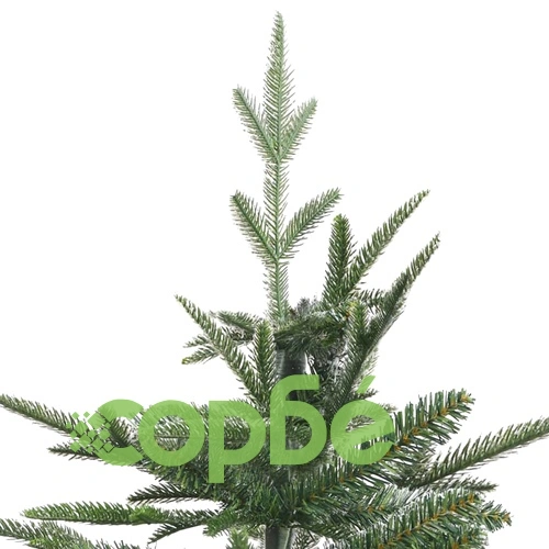 Изкуствена коледна елха с LED и топки, зелена, 240 см, PVC и PE ➤ топ цена ➤ sorbe.bg