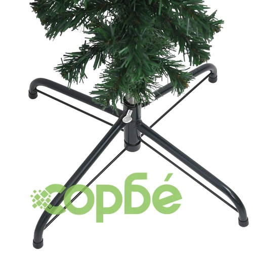 Обърната изкуствена коледна елха с LED и комплект топки, 240 см ➤ топ цена ➤ sorbe.bg