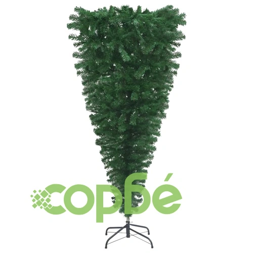 Обърната изкуствена коледна елха с LED и комплект топки, 240 см ➤ топ цена ➤ sorbe.bg