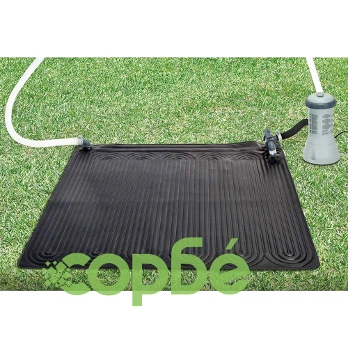 Intex Соларни нагреватели, 6 бр, PVC, 1,2x1,2 м, черни ➤ топ цена ➤ sorbe.bg