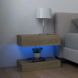 Нощно шкафче, дъб сонома, 60x35 см, ПДЧ