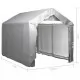 Палатка за съхранение, 180x300 см, стомана, сива