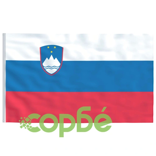 Флаг на Словения и алуминиев флагщок, 4 м на топ цена от sorbe.bg Флаг на Словения и алуминиев флагщок, 4 м ➤ топ цена ➤ sorbe.bg