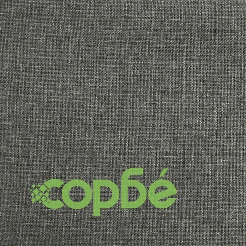 Трапезни столове, 6 бр, тъмносиви, текстил ➤ топ цена ➤ sorbe.bg
