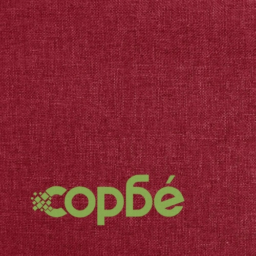 Трапезни столове, 6 бр, виненочервени, текстил ➤ топ цена ➤ sorbe.bg