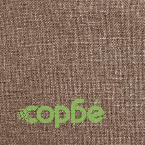 Трапезни столове, 6 бр, таупе, текстил ➤ топ цена ➤ sorbe.bg