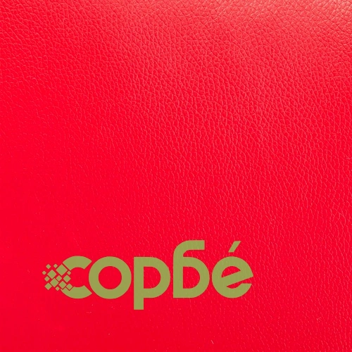 Трапезни столове, 4 бр, червени, изкуствена кожа ➤ топ цена ➤ sorbe.bg
