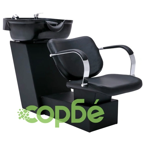 Фризьорска мивка със салонен стол от изкуствена кожа ➤ топ цена ➤ sorbe.bg