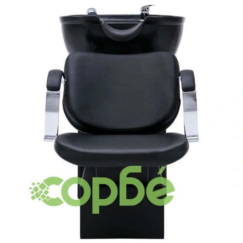 Фризьорска мивка със салонен стол от изкуствена кожа ➤ топ цена ➤ sorbe.bg