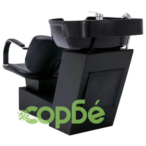Фризьорска мивка със салонен стол от изкуствена кожа ➤ топ цена ➤ sorbe.bg