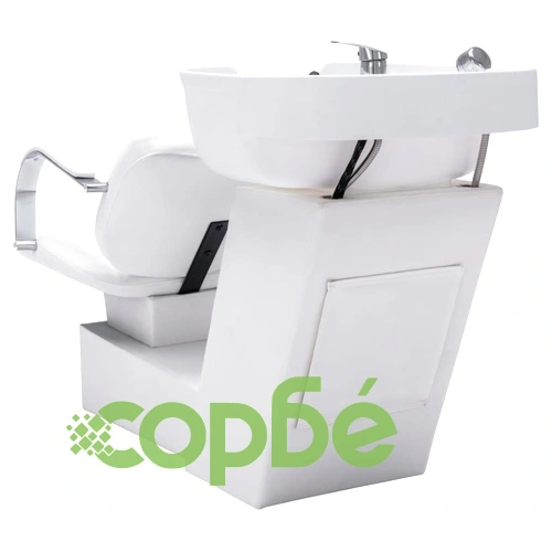 Фризьорска мивка със салонен стол от изкуствена кожа ➤ топ цена ➤ sorbe.bg