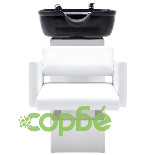 Фризьорска мивка със салонен стол от изкуствена кожа ➤ топ цена ➤ sorbe.bg