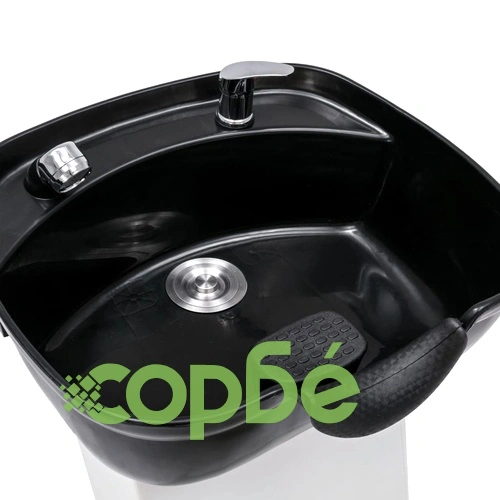 Фризьорска мивка със салонен стол от изкуствена кожа ➤ топ цена ➤ sorbe.bg