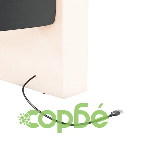 Дневно легло с матрак, USB, кремаво, текстил, 90х200 см ➤ топ цена ➤ sorbe.bg