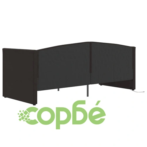 Дневно легло с матрак, USB, черно кадифе, 90х200 см ➤ топ цена ➤ sorbe.bg