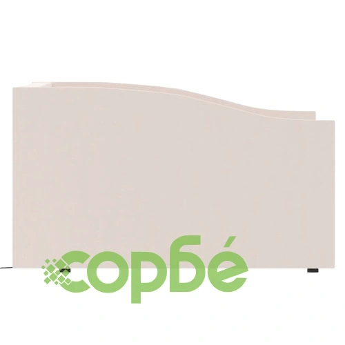 Дневно легло с матрак, USB, кремаво, текстил, 90x200 см ➤ топ цена ➤ sorbe.bg