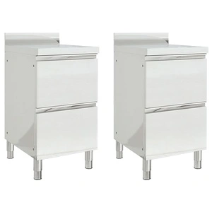 Кухненски шкафове с 2 чекмеджета, 2 бр., 50x60x96 см