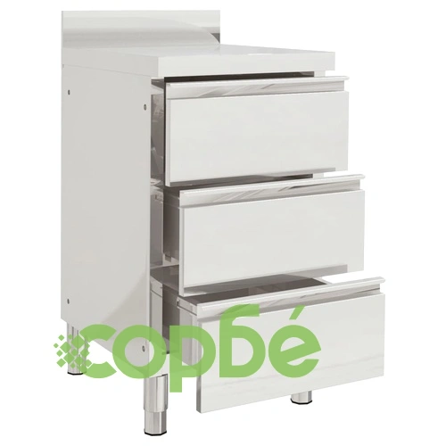 Кухненски шкафове за търговци, 2 бр., 50x60x96 см, неръждаема стомана ➤ топ цена ➤ sorbe.bg