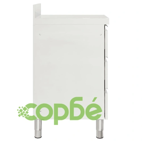 Кухненски шкафове за търговци с 3 чекмеджета, 2 бр., 50x60x96 см ➤ топ цена ➤ sorbe.bg