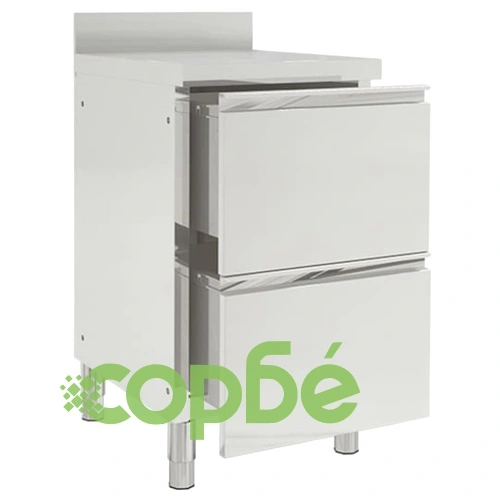 Кухненски шкафове за търговци, 2 бр., неръждаема стомана ➤ топ цена ➤ sorbe.bg