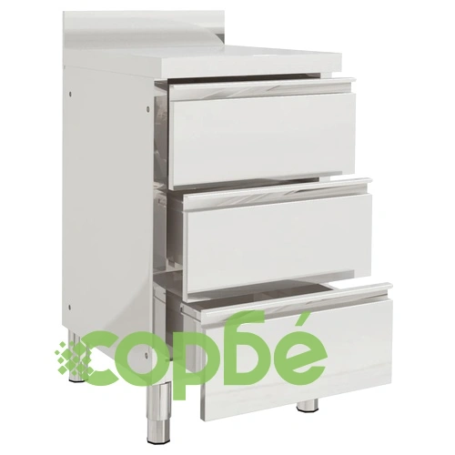 Търговски кухненски шкафове, 2 бр, неръждаема стомана ➤ топ цена ➤ sorbe.bg