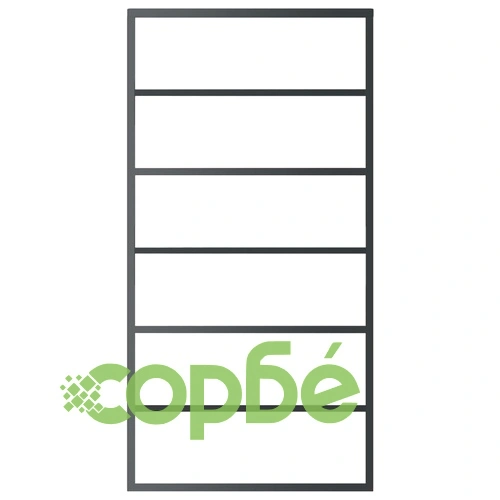 Плъзгаща се врата с механизъм ESG стъкло и алуминий 102x205 см ➤ топ цена ➤ sorbe.bg