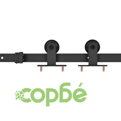 Плъзгаща се врата с механизъм, ESG стъкло и алуминий, 76x205 см ➤ топ цена ➤ sorbe.bg