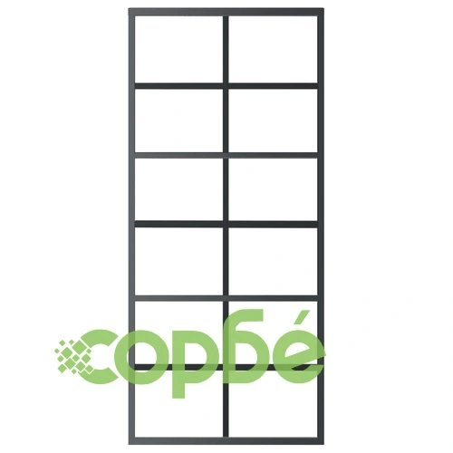 Плъзгаща се врата с механизъм, ESG стъкло и алуминий, 90x205 см ➤ топ цена ➤ sorbe.bg