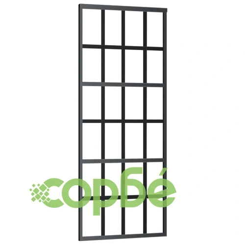 Плъзгаща се врата с механизъм, ESG стъкло и алуминий, 76x205 см ➤ топ цена ➤ sorbe.bg