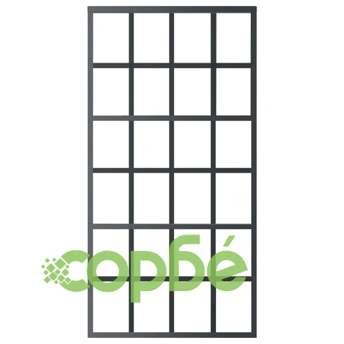 Плъзгаща се врата с механизъм ESG стъкло и алуминий 102x205 см ➤ топ цена ➤ sorbe.bg