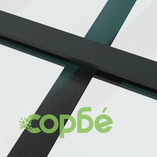 Плъзгаща се врата с механизъм ESG стъкло и алуминий 102x205 см ➤ топ цена ➤ sorbe.bg