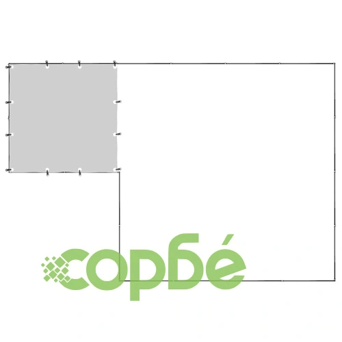 Клетка за кучета, черна, 6,05 м², стомана ➤ топ цена ➤ sorbe.bg