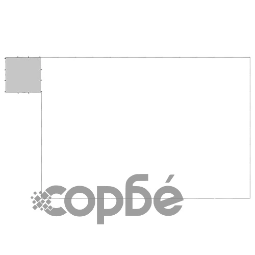 Клетка за кучета, черна, 30,25 м², стомана ➤ топ цена ➤ sorbe.bg