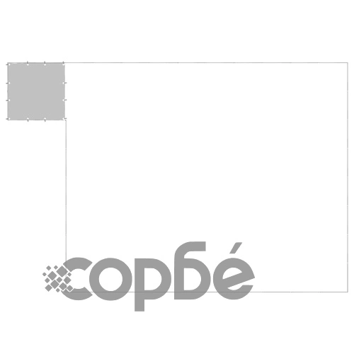 Клетка за кучета, сребриста, 25,41 м², стомана ➤ топ цена ➤ sorbe.bg