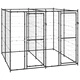 Външна клетка за кучета, стомана, 4,84 м²