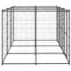 Външна клетка за кучета, стомана, 7,26 м²