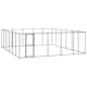 Външна клетка за кучета, стомана, 36,3 м²