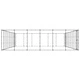 Външна клетка за кучета, стомана, 65,34 м²