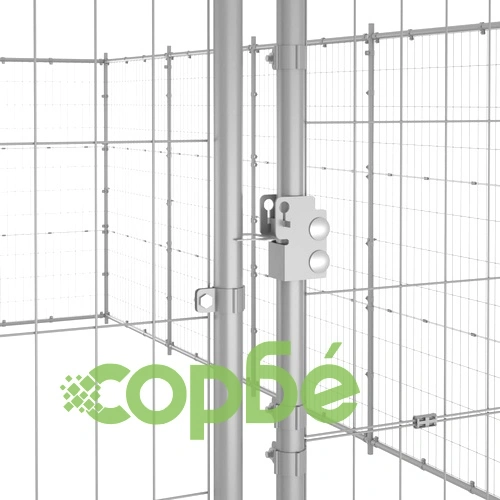 Външна клетка за куче, поцинкована стомана, 65,34 м² ➤ топ цена ➤ sorbe.bg