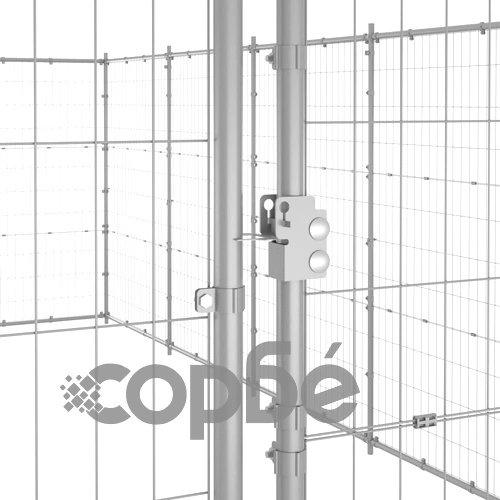 Външна клетка за куче, поцинкована стомана, 79,86 м² ➤ топ цена ➤ sorbe.bg