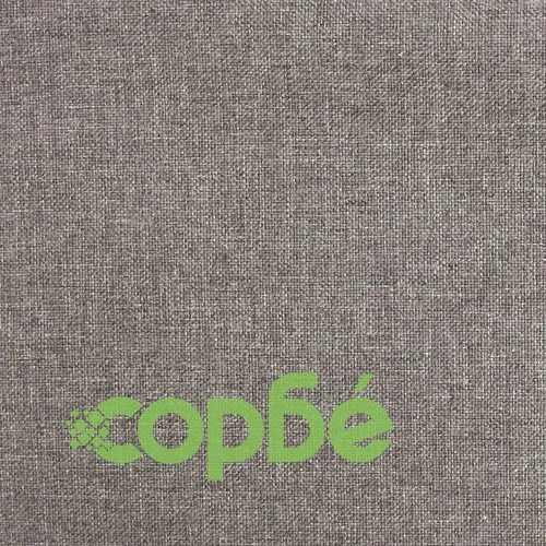 Трапезни столове, 6 бр, светлосиви, плат ➤ топ цена ➤ sorbe.bg