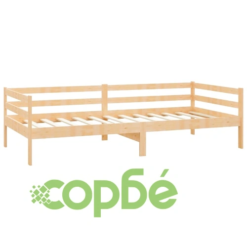 Дневно легло с чекмеджета, 90x200 см, борово дърво масив ➤ топ цена ➤ sorbe.bg