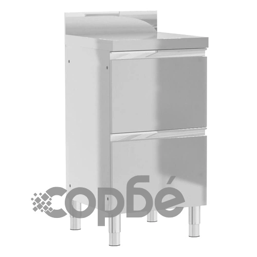 Кухненски шкафове за търговци, 3 бр., неръждаема стомана ➤ топ цена ➤ sorbe.bg