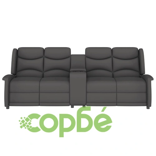 4-местен масажен наклоняем стол с поставка за чаша, тъмносив ➤ топ цена ➤ sorbe.bg