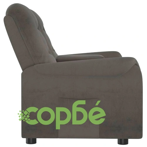 2-местен масажен наклоняем стол с поставка за чаша, тъмносив ➤ топ цена ➤ sorbe.bg