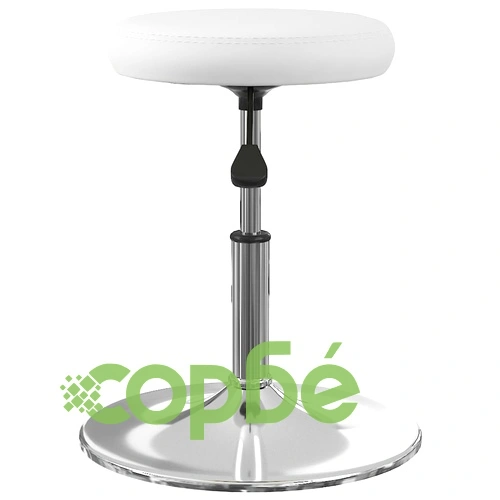 Трапезни столове, 6 бр, бели, изкуствена кожа ➤ топ цена ➤ sorbe.bg