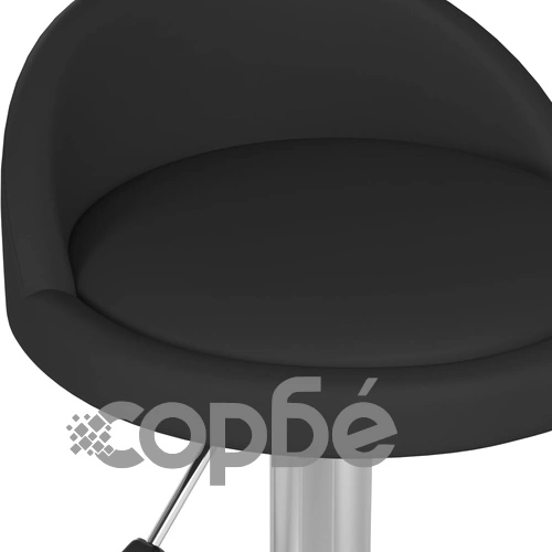 Масажна табуретка, черна, изкуствена кожа ➤ топ цена ➤ sorbe.bg