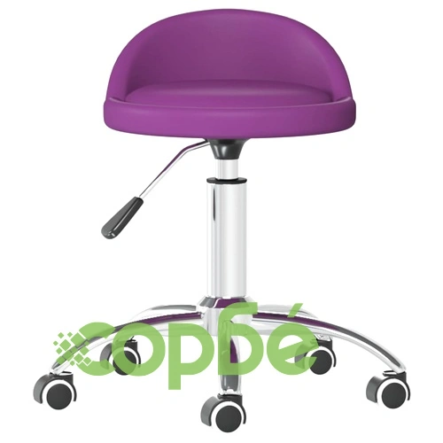 Масажна табуретка, лилава, изкуствена кожа ➤ топ цена ➤ sorbe.bg