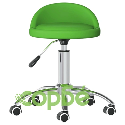 Масажна табуретка, зелена, изкуствена кожа ➤ топ цена ➤ sorbe.bg