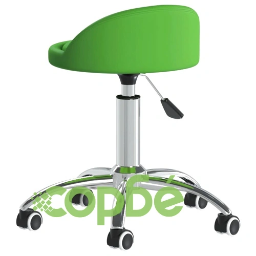 Масажна табуретка, зелена, изкуствена кожа ➤ топ цена ➤ sorbe.bg